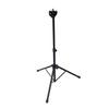 WESIEVYA Adjustable Metal Drum Stand, Dumb Drum Holder with Rubber Feet, Stable Support for Practice Pads, 8-Inch, Black