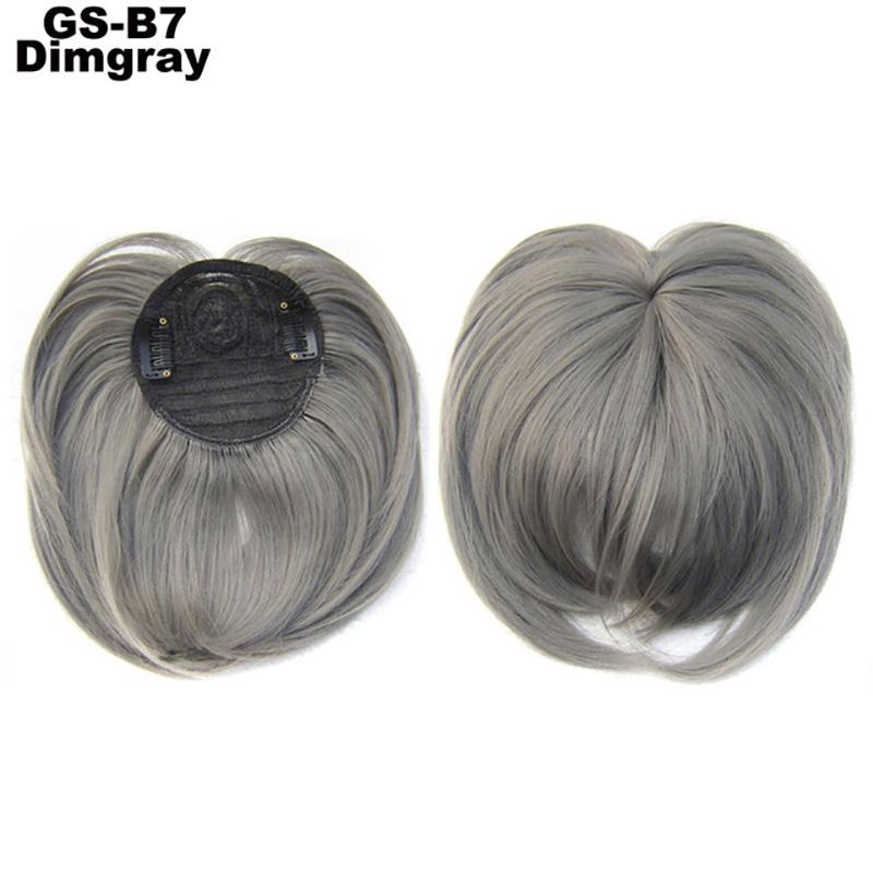 Hair Bangs Blunt-Bang Clip On Hair Extension False Fringe Women's Hairpieces