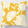 Yellow Dandelion Leaf Pillowcase Office Living Room Home Pillowcase Car Ornaments
