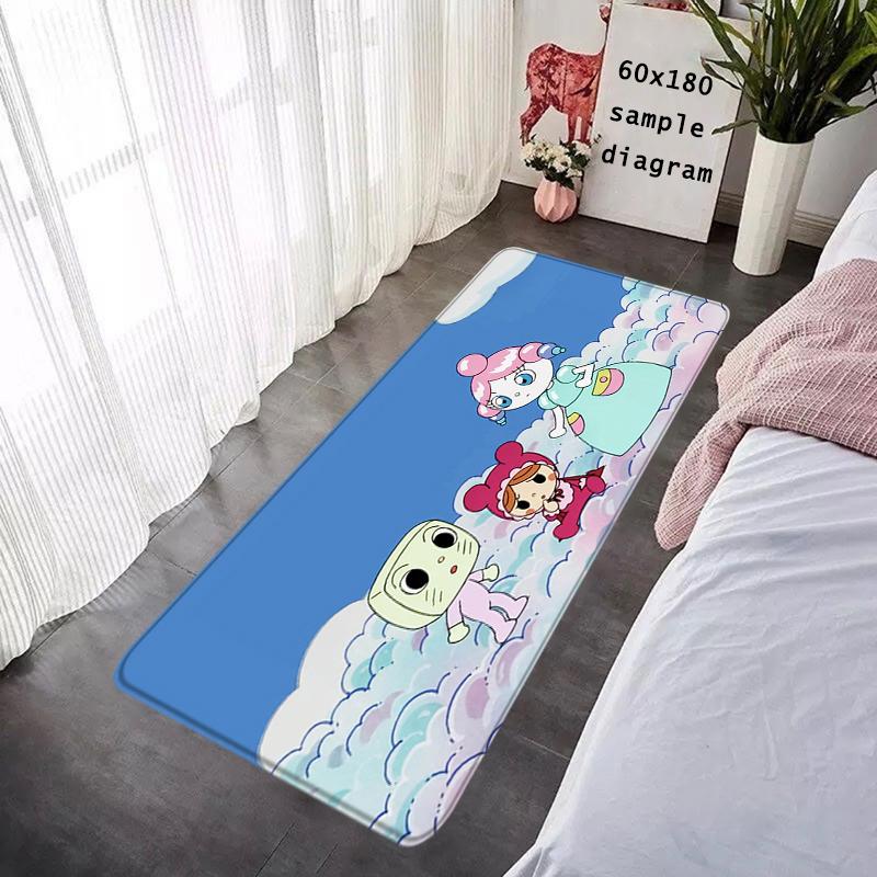 Foot Rug Welcome Floor Mat for Entryway Anpanman Cartoon Bathroom Hallway Carpet Kitchen Water Absorbed Rugs Fluffy Home Decor