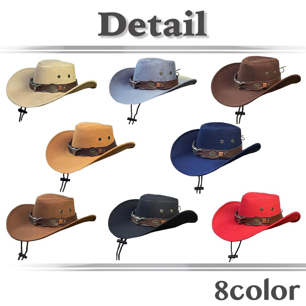 White Fang Western Cowboy Bred för Män och CZA352 Hatt, Skärm, Snygg, Utomhus, Kvinnor, (Kaffe)