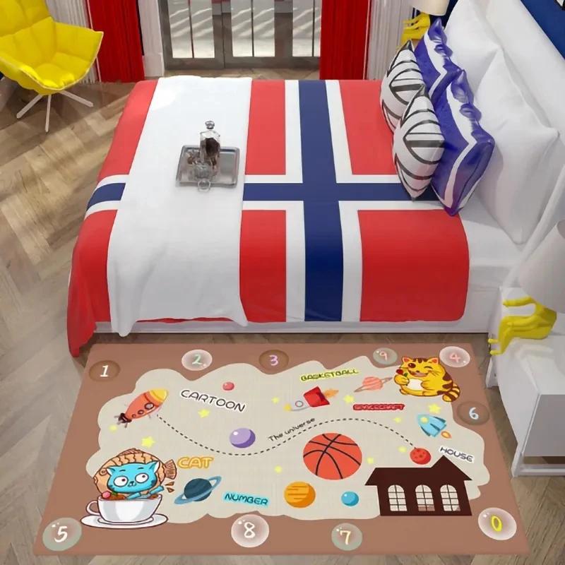 

М який килим з цифрами для гри в класики, килимок для підлоги, нековзний, для хлопчиків, дівчаток, малюків, навчальний, килимова доріжка для ігрової кімнати, спальні, класу 50x80cm 20x31 inch