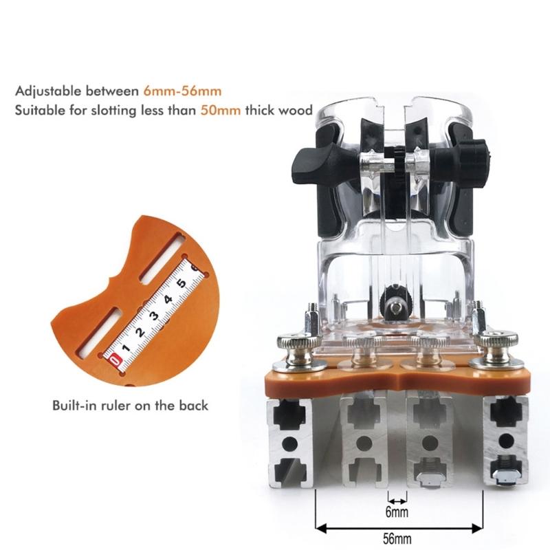 Professional Woodworking Grooving Board With Precise Positioning Systems And Clear Protective Cover For Accurate Cut