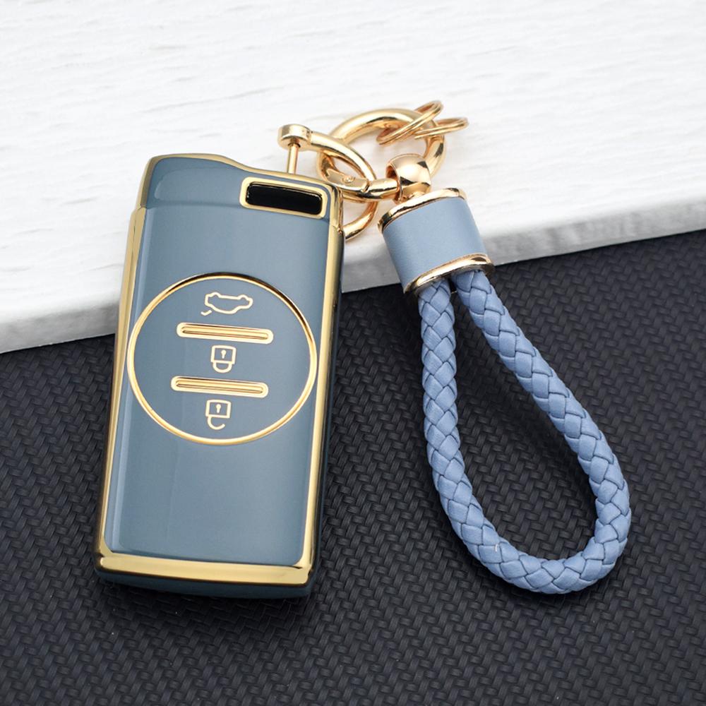 TPU Car Key Fob Case For Chery Tiggo 7 Pro 8 Pro Exeed Tiggo 2 3x Arrizo 5 Pro Gx 5x EQ7 Key Cover Chain Key Holder Accessories