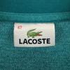 Lacoste Short Sleeve Polo Shirt 42 Turquoise Fawn Women Used