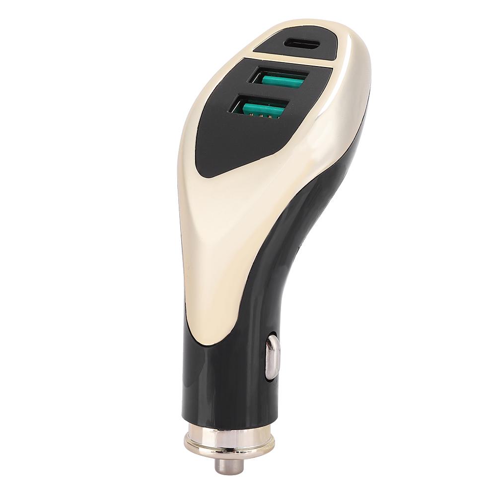 One for Three Portable Universal Vehicle Car Charger Fast Charging Accessory