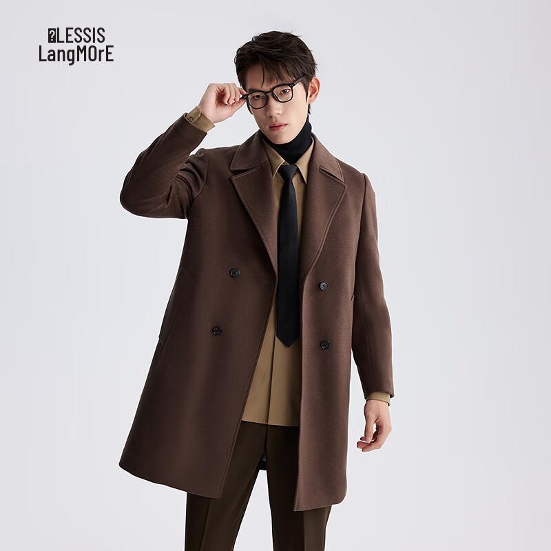 

Мужское двубортное пальто Lilanz из смесовой шерсти 2XL (180)