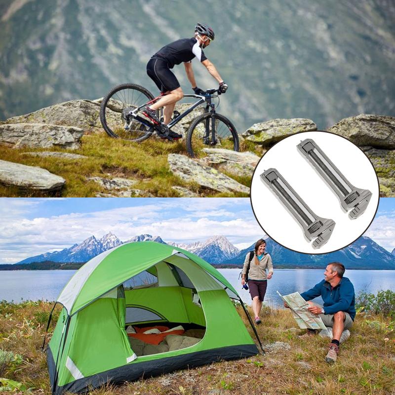 Mini Chiave Tascabile Portatile Multiuso Strumenti Per Campeggio All'aperto Compatto Lega di Titanio Apribottiglie Piccoli Strumenti da Esterno