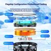 15W Rapid Cooling System Magnetic Back Clip Design Lighting Semiconductor Phone Coolers Device for Smartphones
