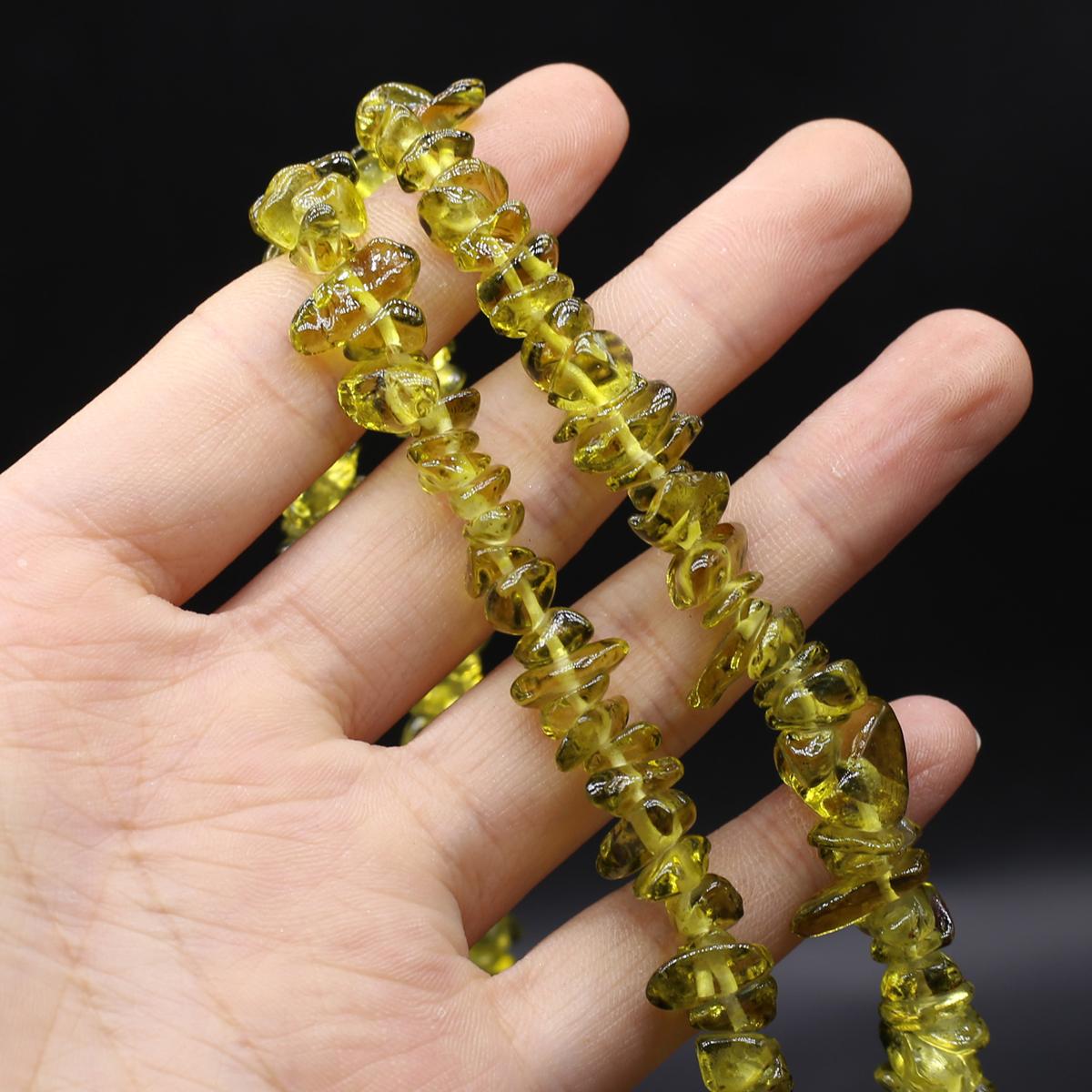 

Бусины из натурального камня, добавляющие цвет, гравийные бусины для изготовления ювелирных изделий, ожерелье, серьги, браслет, аксессуар, длина 80 см 7mm