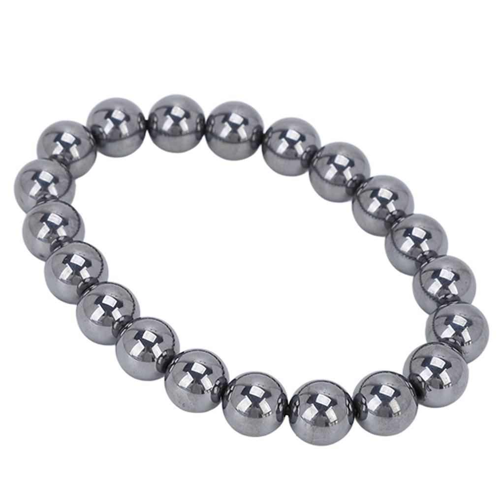 Männer Frauen Terahertz Armband Modische Müdigkeit Linderung Therapie Natürliche Energie Stein Armband 9mm