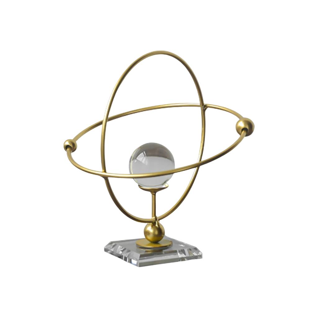 Kreative Eisenkunst Kristallkugel Kunst Ornament Licht Luxus Weinschrank Eingang TV-Schrank Wohnzimmer Wohnungseinrichtung