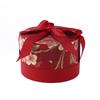 Wedding Wedding Candy Gift Box Round Handheld Ribbon Gift Packaging Box Chinese Traditional Handbag Party Favors Supplies