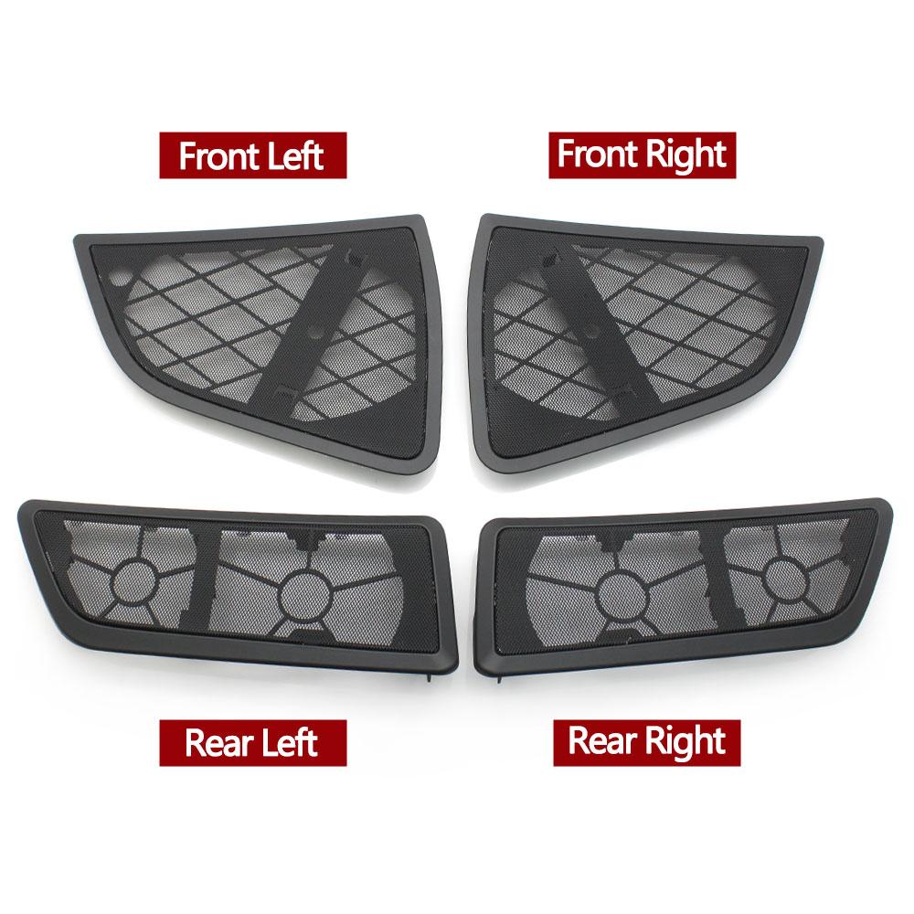 Car Front Rear Left Right Door Horn Loudspeaker Sound Audio Speaker Cover For BMW 7 Series F01 F02 F04 2009-2014 730i 740i 750i