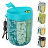 Pill Bottle Organizer Large Capacity Multiple Compartments Transparent Design Wide Opening Pill Box Medicine Tablets Organizer