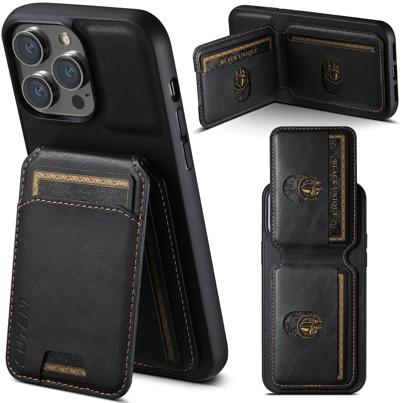 

Card Holder Leather Magnetic Pocket Cover Wallet Phone Case For iPhone X XS XR 11 12 13 14 15 Plus 16 17 Pro Max For iPhone 17ProMax
