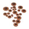 25pcs/Lots Alto Saxophone Pads Cushion for Saxophonist (Orange)