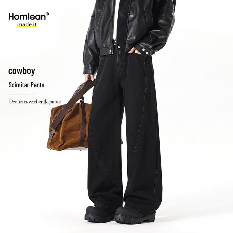 

Джинсы Homlean American Washed с изогнутым лезвием XL