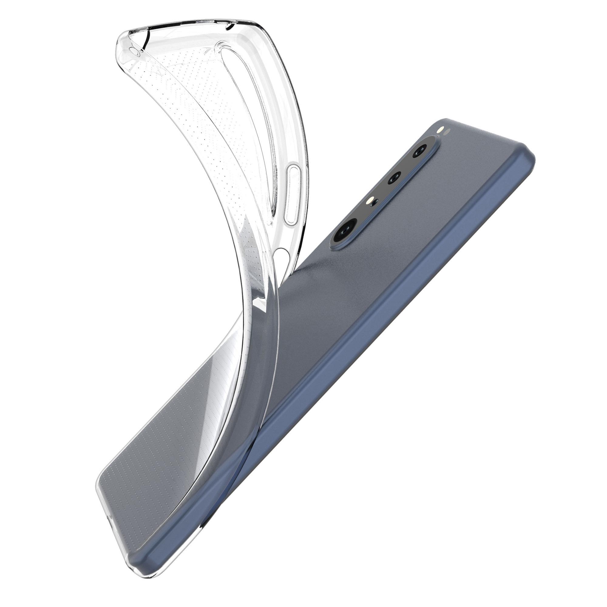 

For Sony Xperia 1 III 5G HD Crystal Clear Phone Back Shell Shockproof Flexible TPU Slim Phone Case A