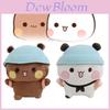 Adorable Panda Expression Plush Toy Stuffed Animal Cute Cartoon Pillow Gift