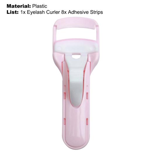 Yousheng Eyelash Curler Easy to Use Effortless Bright Color Pressing Mini Eyelash Curler for Home