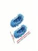 2Pcs Mop Slippers, Soft Washable and Reusable Microfiber Foot Socks, Suitable for Cleaning Dust in Bathrooms, Kitchens, and Bedr