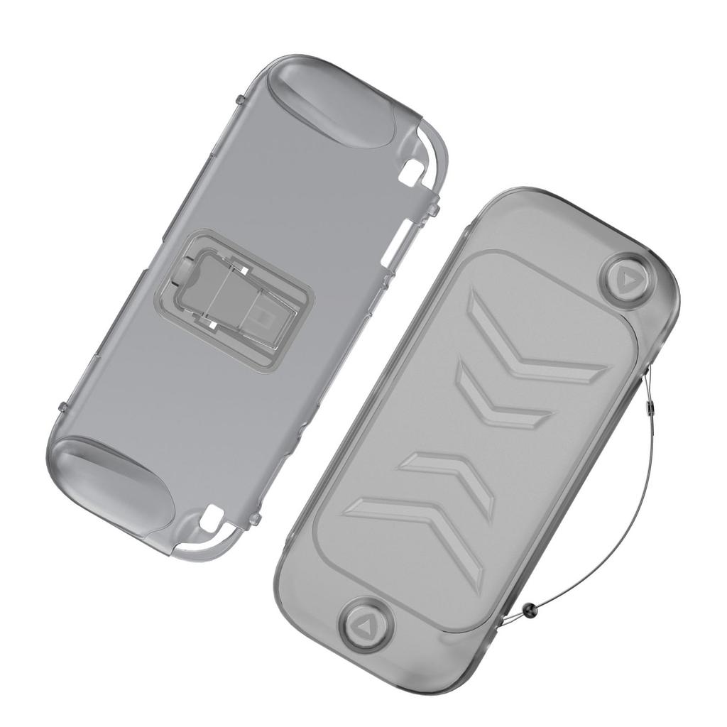 Game Control Case Fit for   2 Detachable Ergonomic Design Game Console PC Front TPU Back 360 degrees  Full Protective Case with Stand