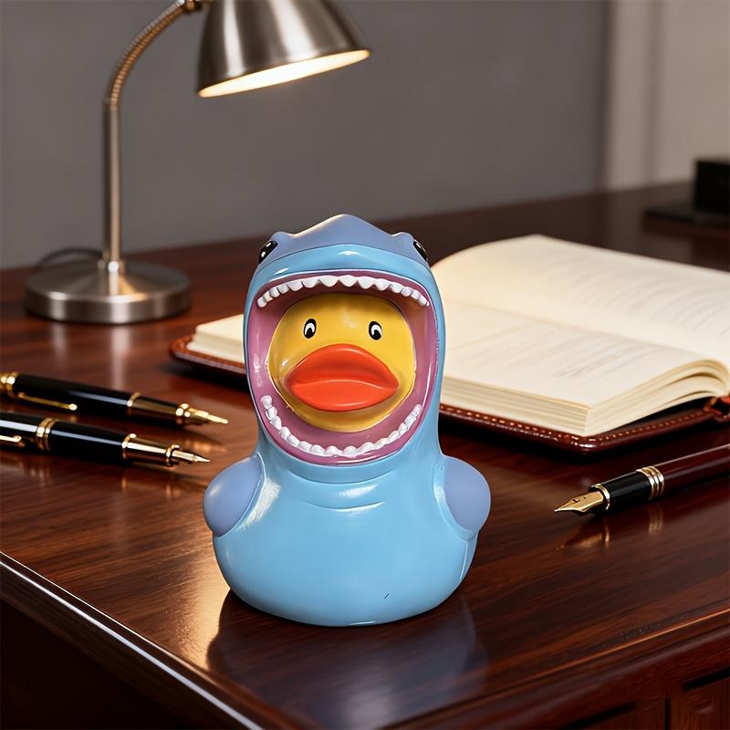 1pc Automotive Decoration - Shark Duck Desk Ornament, Living Room Home Car Dashboard Ornament