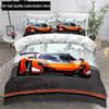 Car Modern Bedding Set Queen King Full Double Duvet Cover And Pillowcase Boys Bed Linens 240x220 Quilt Cover NO Sheet