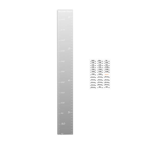 

1 комплект, таблица роста детей, зеркальная доска для сухого стирания, детская комната, детская спальня, для мальчиков и девочек, настенная линейка для измерения высоты Sets