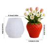 Planter Molding Tool Heat Resistant Silicone Mould for Making Strawberry Shaped Plant Container Flower Pots Mold