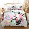 Yamada‑kun and the Seven Witches Bed Sheet Set 3PCS Soft Polyester Duvet Cover Pillowcase Anime Home Textile