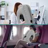 Inflatable Travel Pillow - Ergonomic Support for Flights & Office. Patented Valve, Lightweight & Compact.