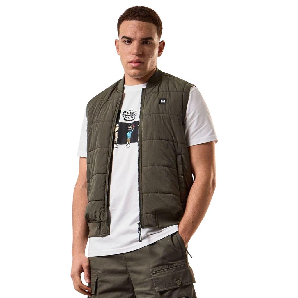 Weekend Offender Mens Saharun Lightweight Quilted Gilet