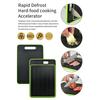 Food Chopping Board Rounded Edge Widely Used Easy To Clean Convenient Quick Thaw Tool Kitchen Supplies