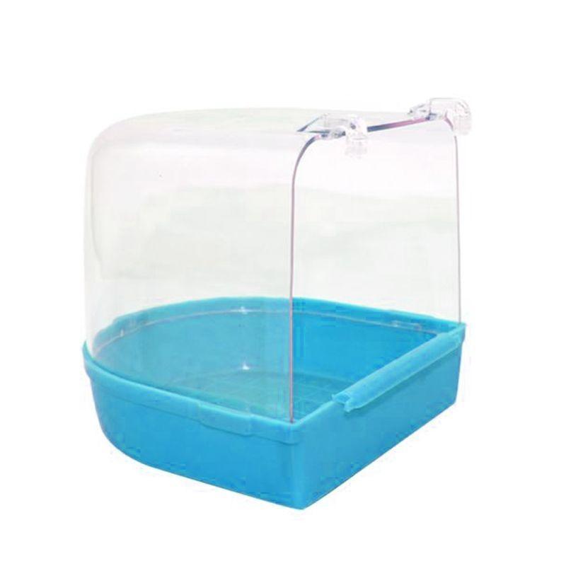 Parrot Bathing Box with Detachable Base Cage Accessories for Budgie Lovebird top sale