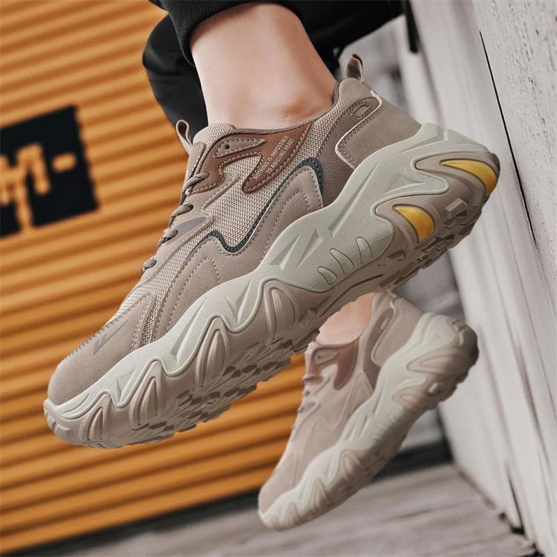 Warrior Casual Sports Fashion Classic Trendy Versatile Non-Slip Wear-Resistant Supportive Balance Increased Height Low-Top Hiking Shoes WXY(S)-5434N02