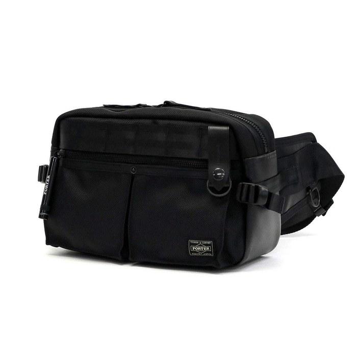 Porter Heat Waist Bag L 703-07971 Black 28.5 x 19 x 9.5 cm