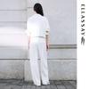 ELLASSAY 2026 Early Spring Cotton Blend Straight-Leg Pants