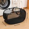 Foldable Ventilated Laundry Basket With Skeleton Large Capacity Portable Storage For Bedroom Bathroom And Home Organization