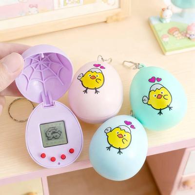 Cross-Border Virtual Pet Handheld Game Console Keychain Clamshell Egg