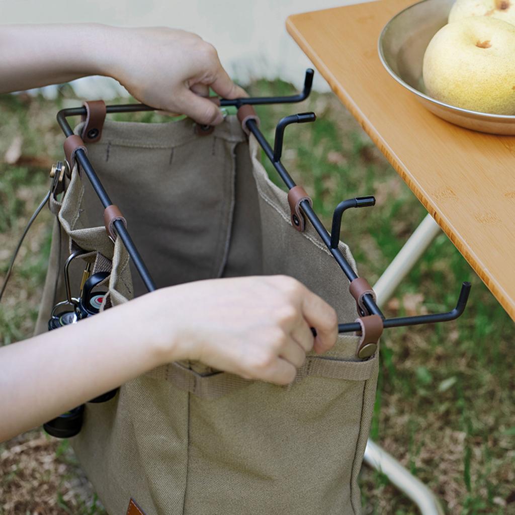 Camping Table Side Storage Bag Camping Storage Bags Large Capacity Pouch Picnic Bag Picnic Supplies Outdoor Equipment for Hiking