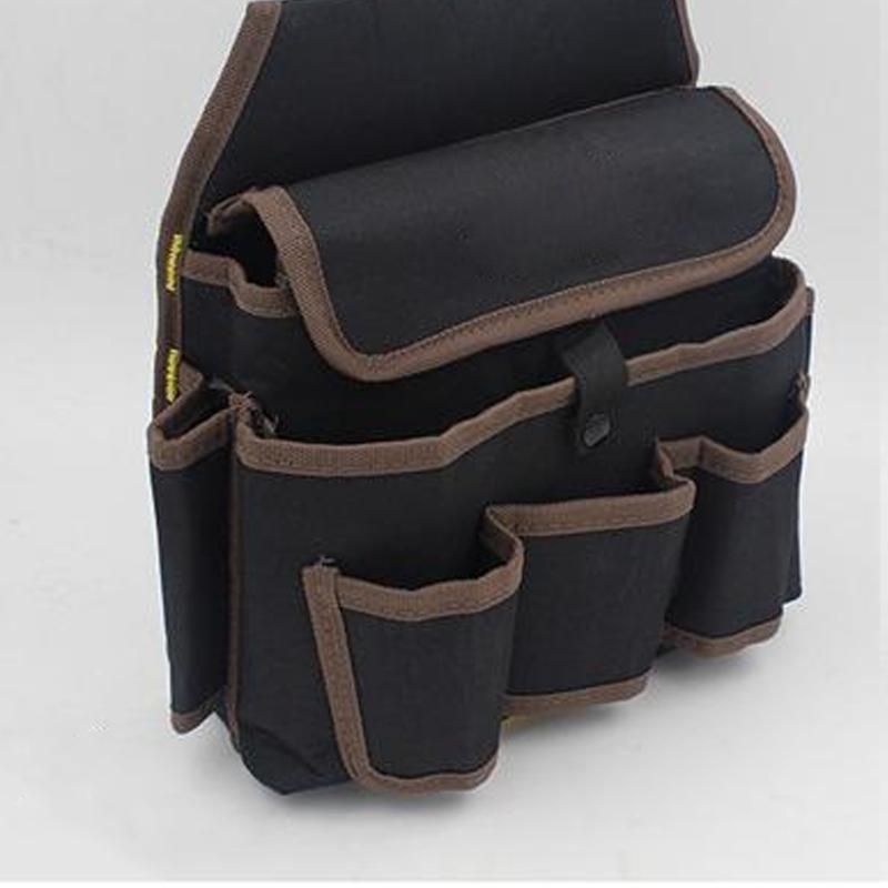 Sturdy Canvas Canvas Tool Bag Heavy Duty Storage Waterproof Lightweight Canvas Tool Pouch For Outdoor DIY Projects