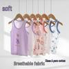 3-Piece Breathable Cotton Vest Set for Boys and Girls - Summer Style