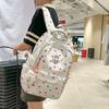 Dot Print Backpack Junior High School Student Lightweight Schoolbag Girl's Large Capacity Backpack