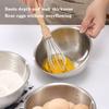 1Pc Stainless Steel Bowl Set With Scale For Cooking Baking Food Storage Large Capacity Mixing Bowls For Home Kitchen Essentials