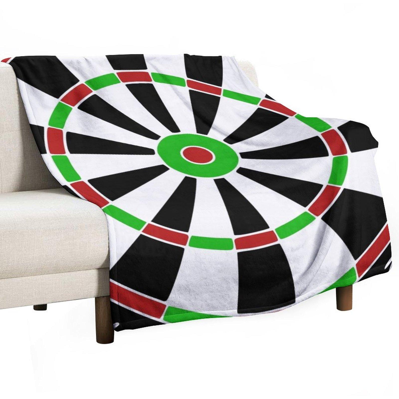 Darts Darts Dartboard bull Throw Blanket Cute Plaid Stuffeds Blankets For Bed Baby Blankets 30x40in