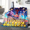 Steven Universe Characters In Space Adventure Cozy Personalized Blanket Personalized Text Comfortable Versatile For Sofa Couch Office Bed Picnics