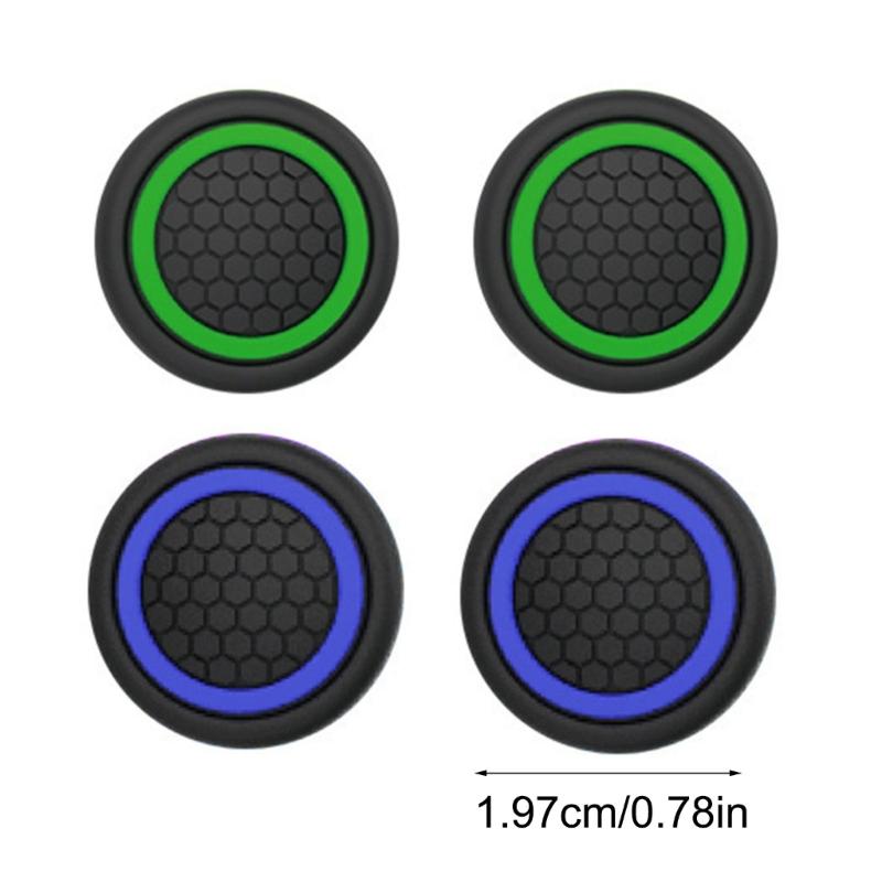 Pack of 4 Silicone Joystick Grip Cap for ROG X Controller Rocker Cover Replacement Thumbstick Protector Cover