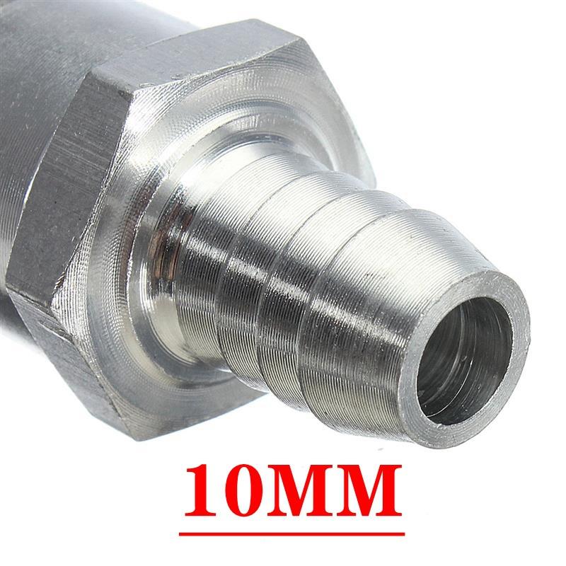 One Way 6/8/10/ 12mm 4 Size Valves Aluminium Alloy Fuel Non Return Check Valve One Way Fit Carburettor